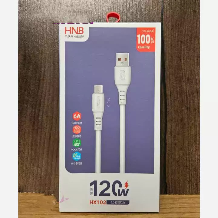 کابل شارژر سوپر فست میکرو 120 وات micro 120w