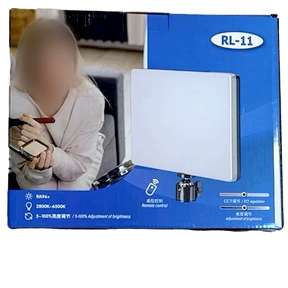 رینگ لایت بدون گیره موبایل با سه پایه فلزی 2 متری . تولید محتوا مدل RL-11