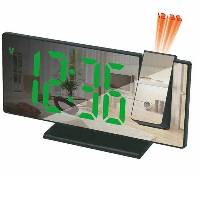 ساعت دیجیتال LED پروژکتوری آینه ای گاسیو gaosiio مدل DS-3618LP