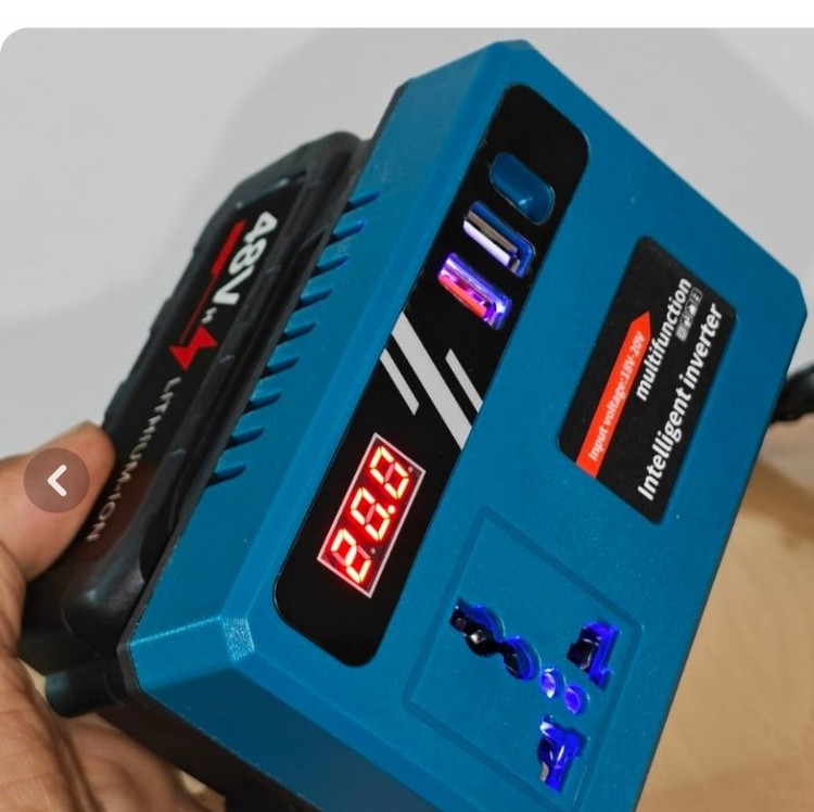 اینورتر شارژی . برق سیار . هوشمند . 220 ولت . مناسب مسافرت و بی برقی