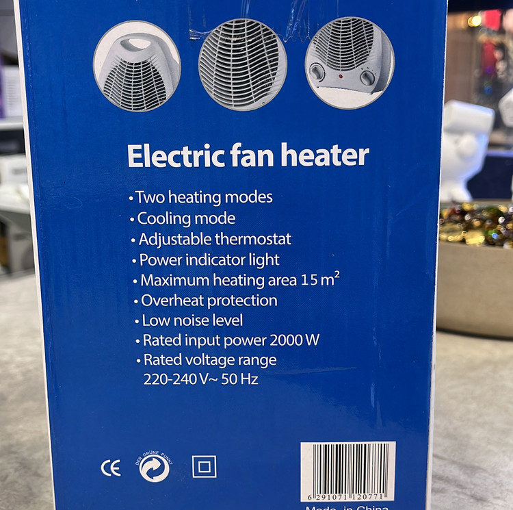 هیتر دیواری دوکاره گرما/سرما مدل VT-3303 ا VT-3303 PTC Wall Mounted Heater